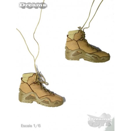 1/6 Botas Militares Z-6S en Tela Easy & Simple