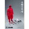 1/6 Set Red Undead Ninja Army Clothes and Weapons