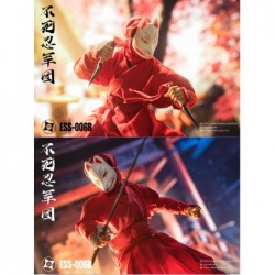 1/6 Set Red Undead Ninja Army Clothes and Weapons