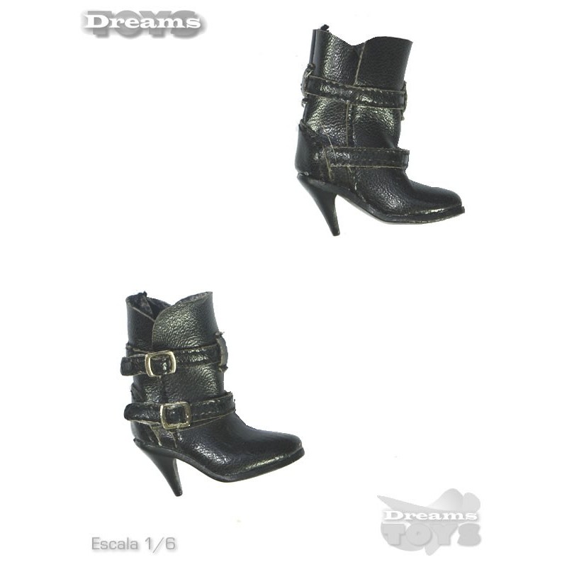 1/6 Par de Botas Femeninas en Piel Very Cool