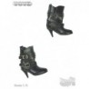 1/6 Par de Botas Femeninas en Piel Very Cool