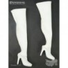 1/6 Botas Largas Blancas Pie Completo Femeninas Flirty Girl