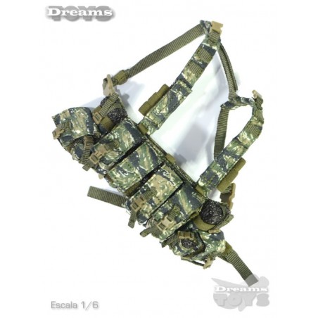 1/6 Chest Rig Camo Easy & Simple