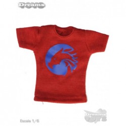 1/6 Playera Roja con Estampado Ant Nest