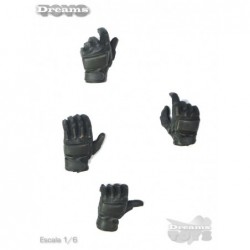1/6 Set de Guantes Plasticos Dam Toys