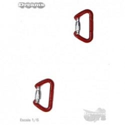 1/6 Par de D Hanging Rojos Dam Toys