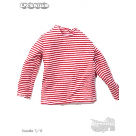 1/6 Playera a Rayas Manga Larga Dam Toys