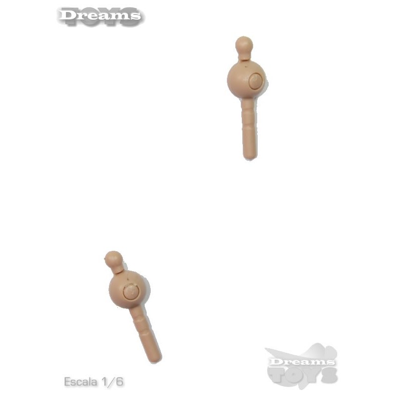 1/6 Par de conectores peg Dam Toys