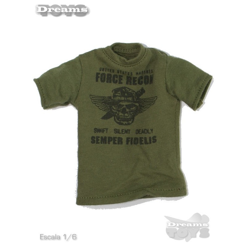 1/6 Playera Force Recon Easy & Simple