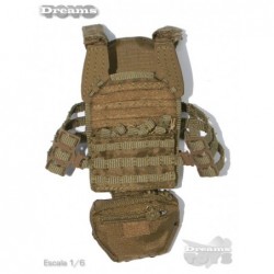 1/6 Chaleco Flex CAS c/ Medium Nut Ruck Easy & Simple