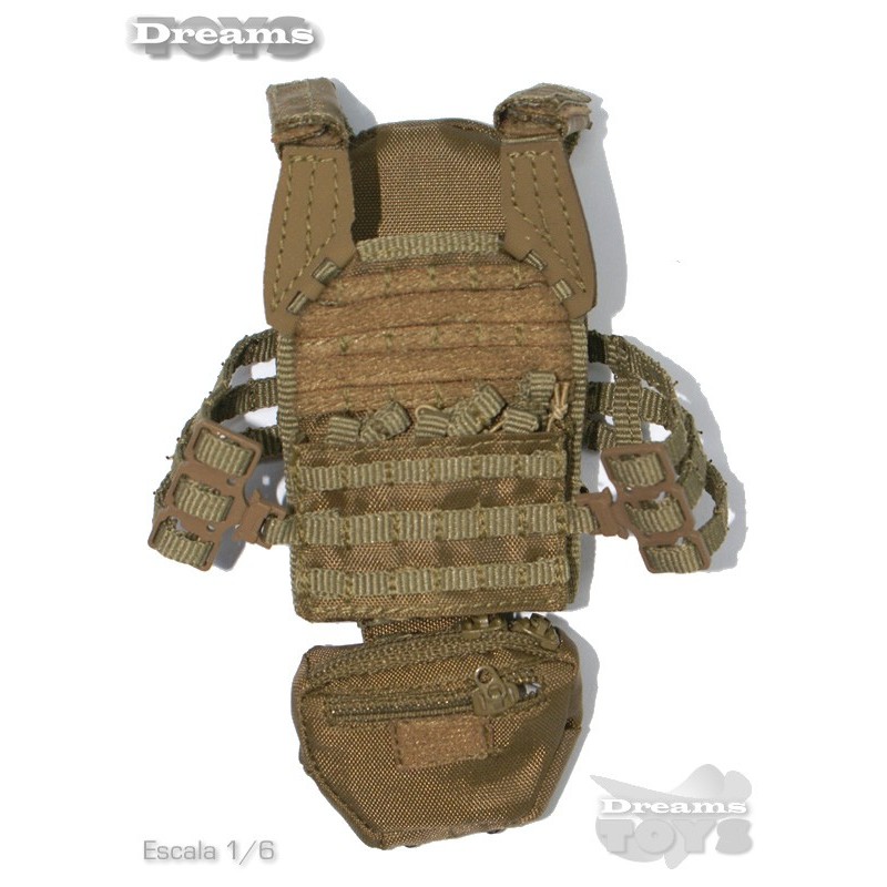 1/6 Chaleco Flex CAS c/ Medium Nut Ruck Easy & Simple