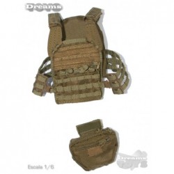 1/6 Chaleco Flex CAS c/ Medium Nut Ruck Easy & Simple