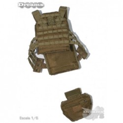 1/6 Chaleco Flex CAS c/ Medium Nut Ruck Easy & Simple