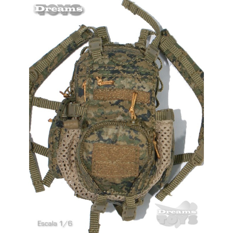 1/6 Mochila MARPAT Woodland YOTE Easy & Simple