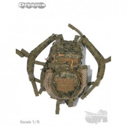 1/6 Mochila MARPAT Woodland YOTE Easy & Simple