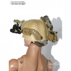 1/6 Casco Arena c/ AN/PVS-31 NVG y MK3 Counterweight Easy & Simple