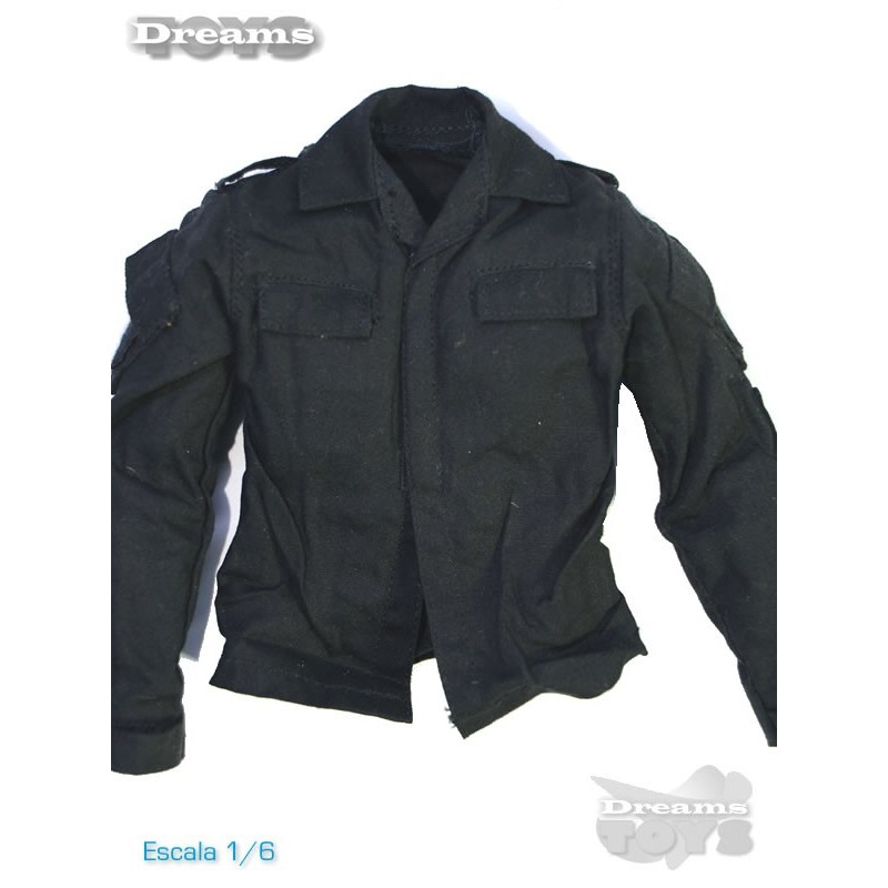 1/6 Camisola Negra Dam Toys