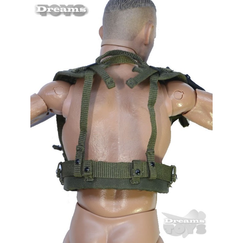 1/6 Cinturon y Tirantes Tacticos Dam Toys