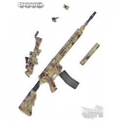 1/6 Rifle de Asalto Sniper Dam Toys
