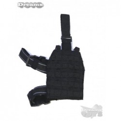 1/6 Piernera negra MOLLE Multiusos Dam Toys