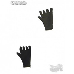 1/6 Par de guantes tela dedos recortados Dam Toys