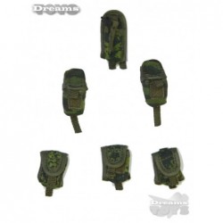 1/6 Set de pouchs camo Dam Toys