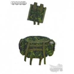 1/6 Maleta Trasera Camo Flora Dam Toys