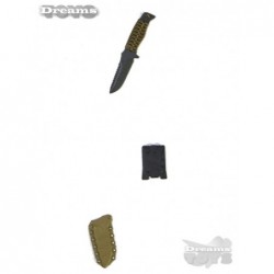 1/6 Cuchillo de Combate c/ Funda Dam Toys