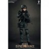 1/6 MCB Camouflage Russian Special Combat Women Soldier Black Vest
