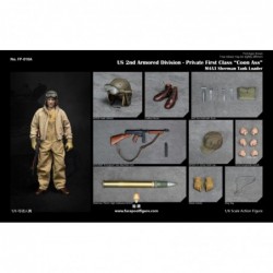 1/6 2nd Armored Division Private Sherman Tank Loader “Coon Ass”