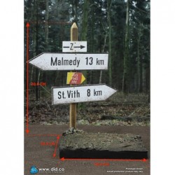 1/6 WWII Road Signs Accessory Kit