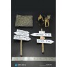 1/6 WWII Road Signs Accessory Kit