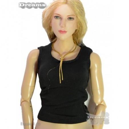 1/6 Blusa Negra c/ Collar Ant Nest