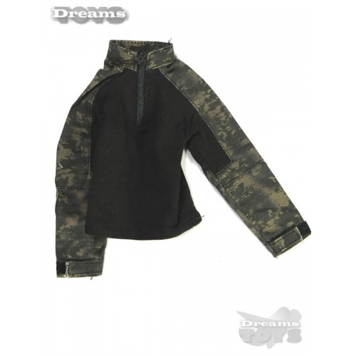 1/6 Camisola Camo Negro Dam Toys