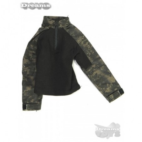 1/6 Camisola Camo Negro Dam Toys